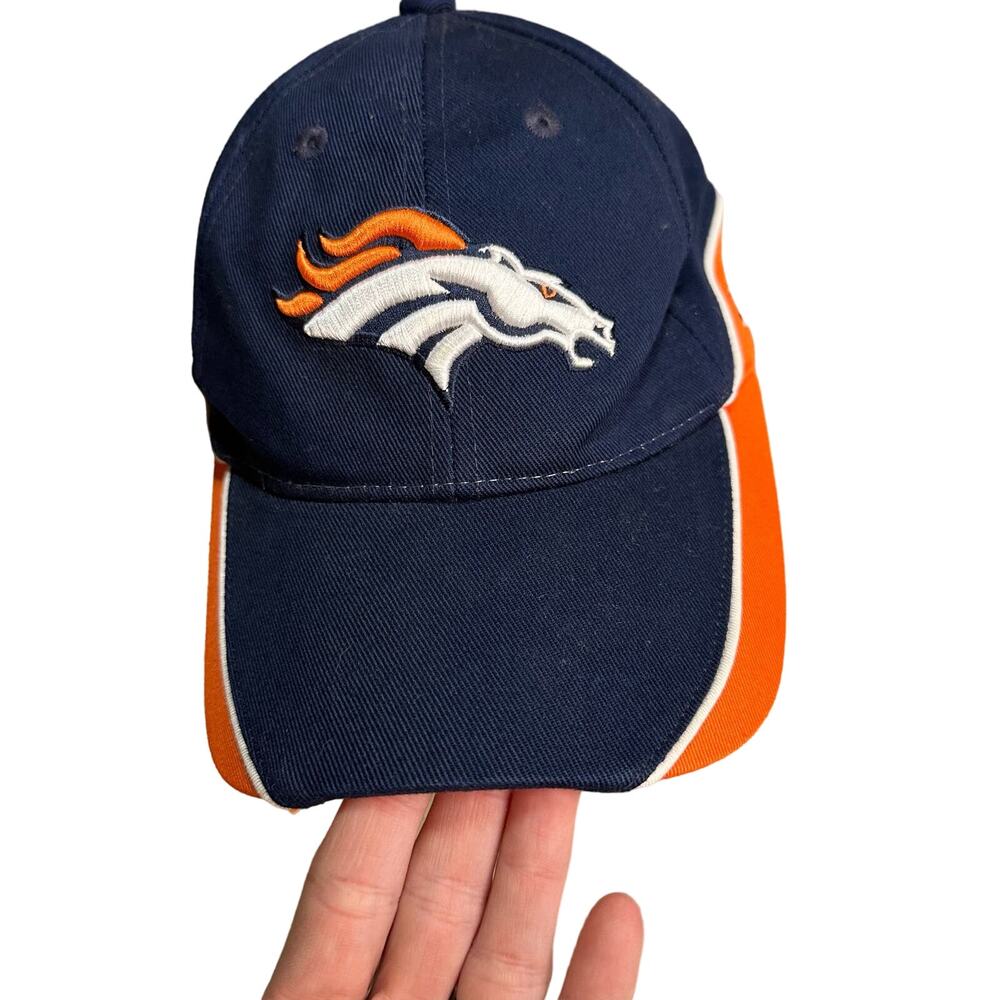 Denver Broncos Adjustable NFL Licensed Cap Hat OSFA Football 100% Cotton One Sz